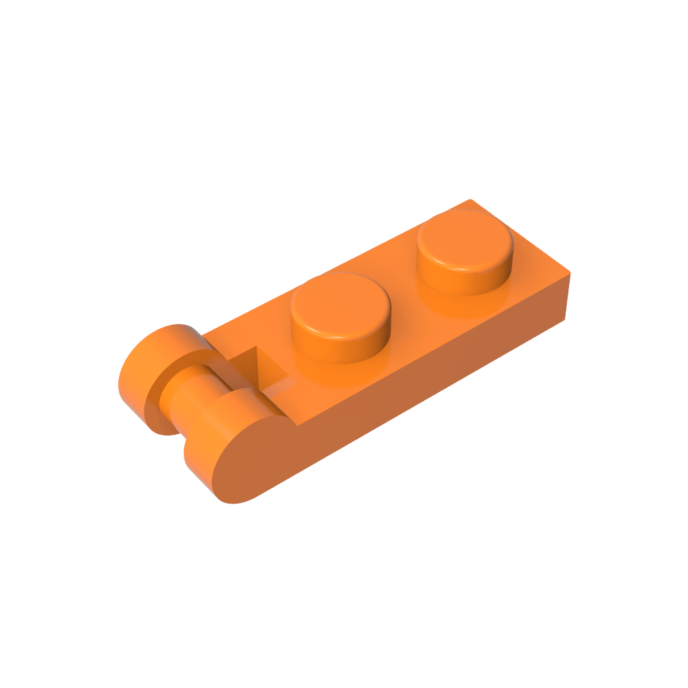 Placa Especial 1 x 2 con Asa en el Extremo [Extremos Cerrados]-MyGobricksEs