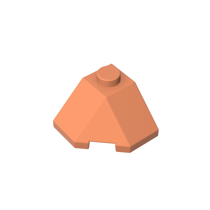 Cuña inclinada de 45°, esquina 2 x 2-MyGobricksEs