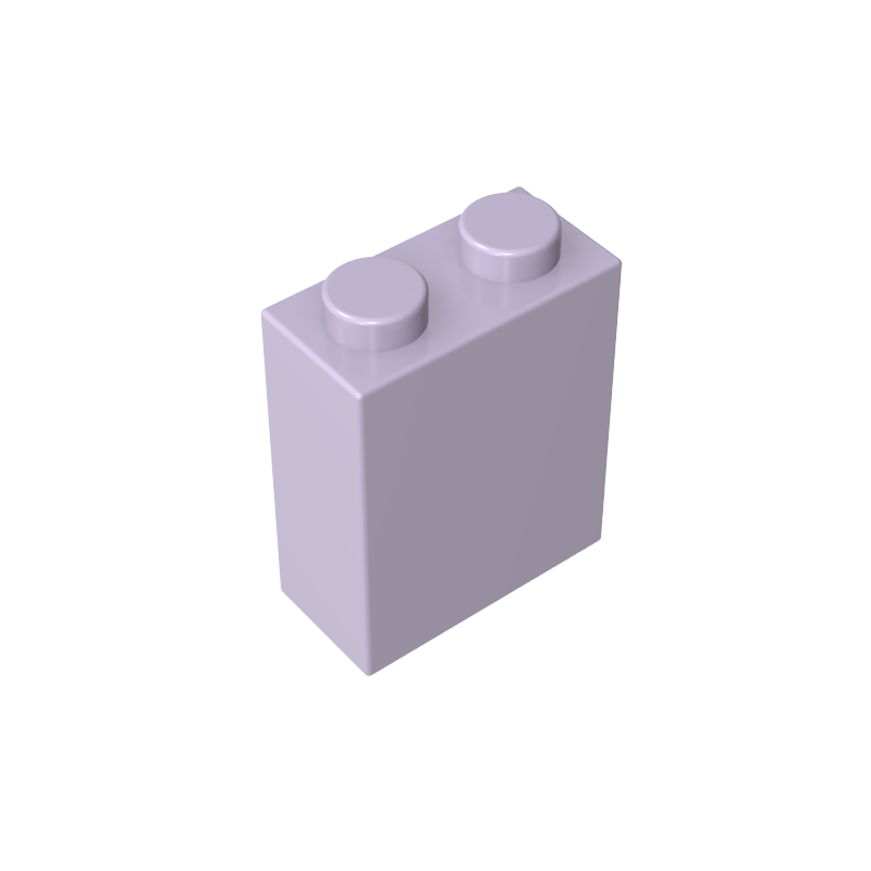 Ladrillo 1 x 2 x 2 con pasador central-MyGobricksEs