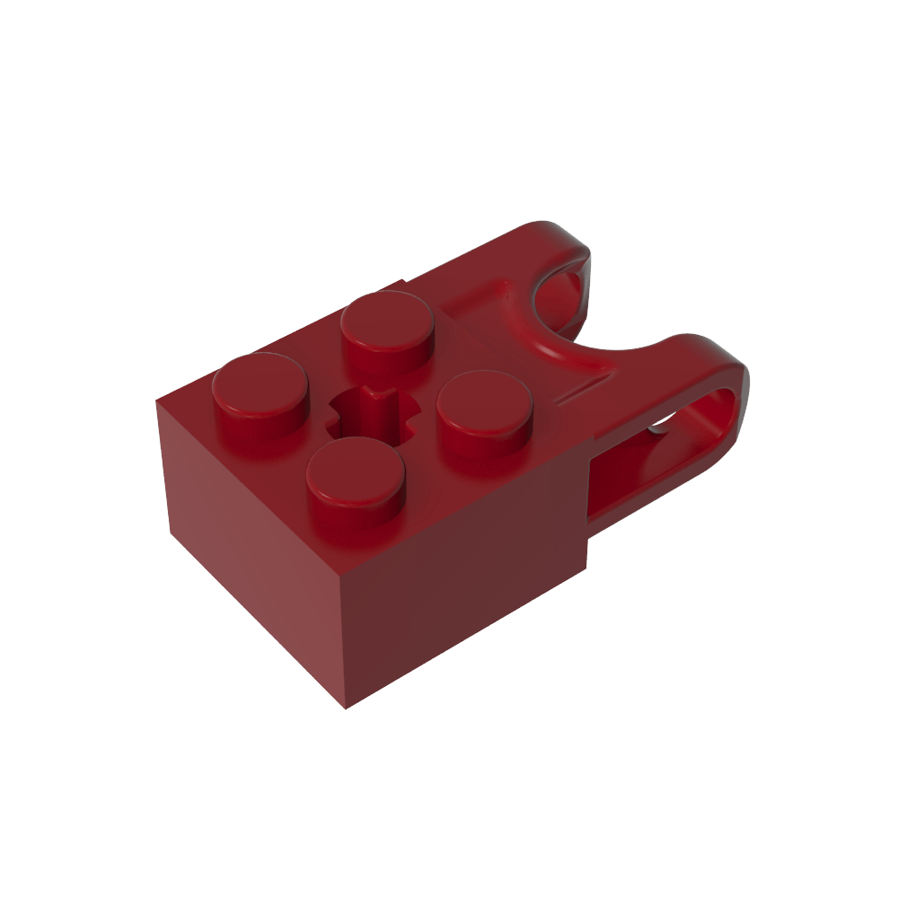 Technic Brick Special 2 x 2 con receptáculo de bola ancho y orificio para eje-MyGobricksEs