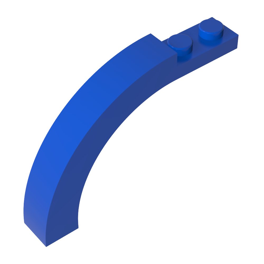 Arco de ladrillo 1 x 6 x 3 1/3 parte superior curva-MyGobricksEs