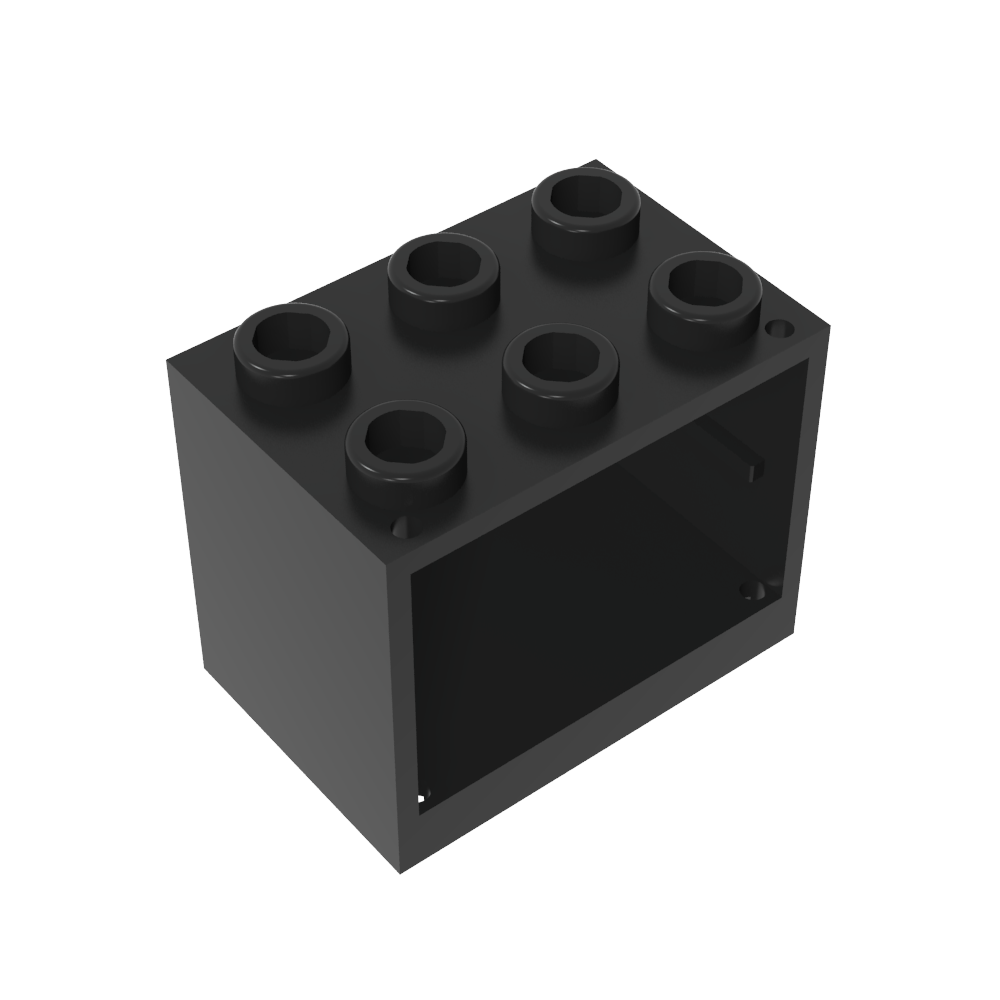 Armario 2 x 3 x 2 con montantes macizos-MyGobricksEs