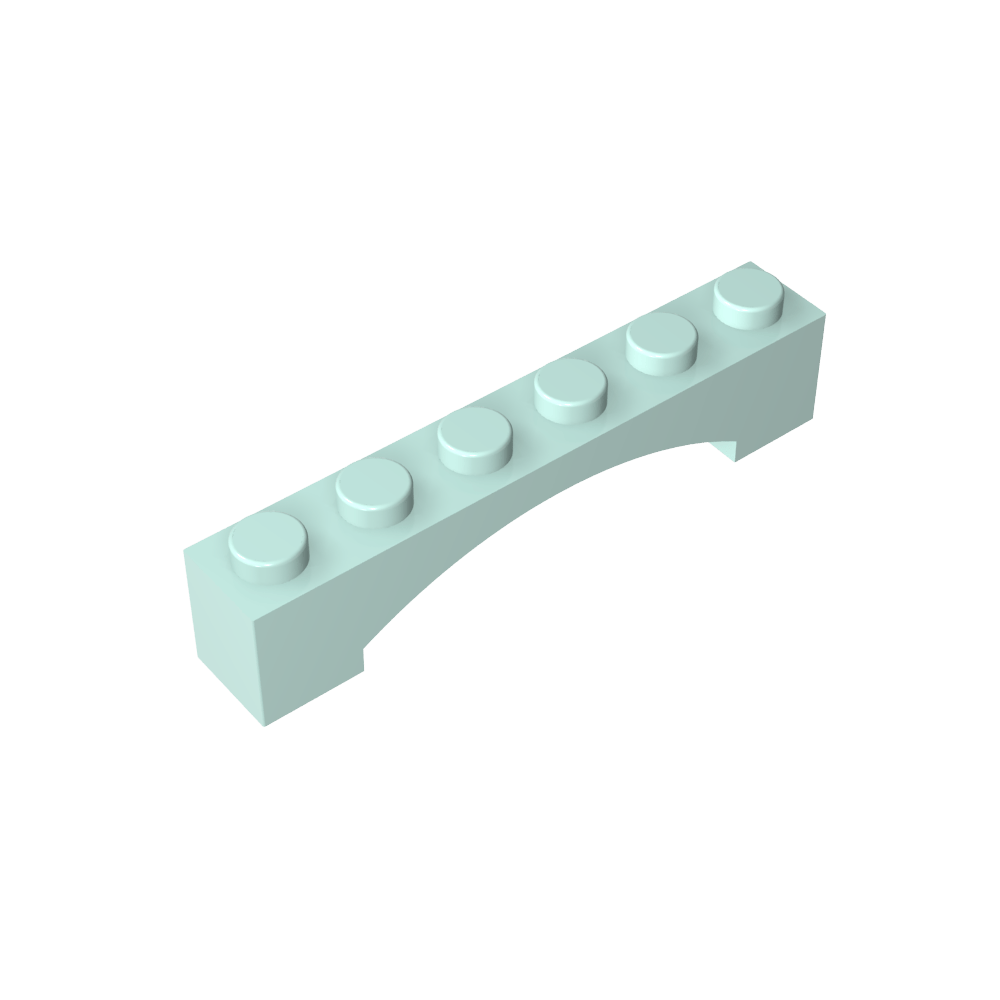 Arco de Ladrillo 1 x 6 Arco Elevado-MyGobricksEs
