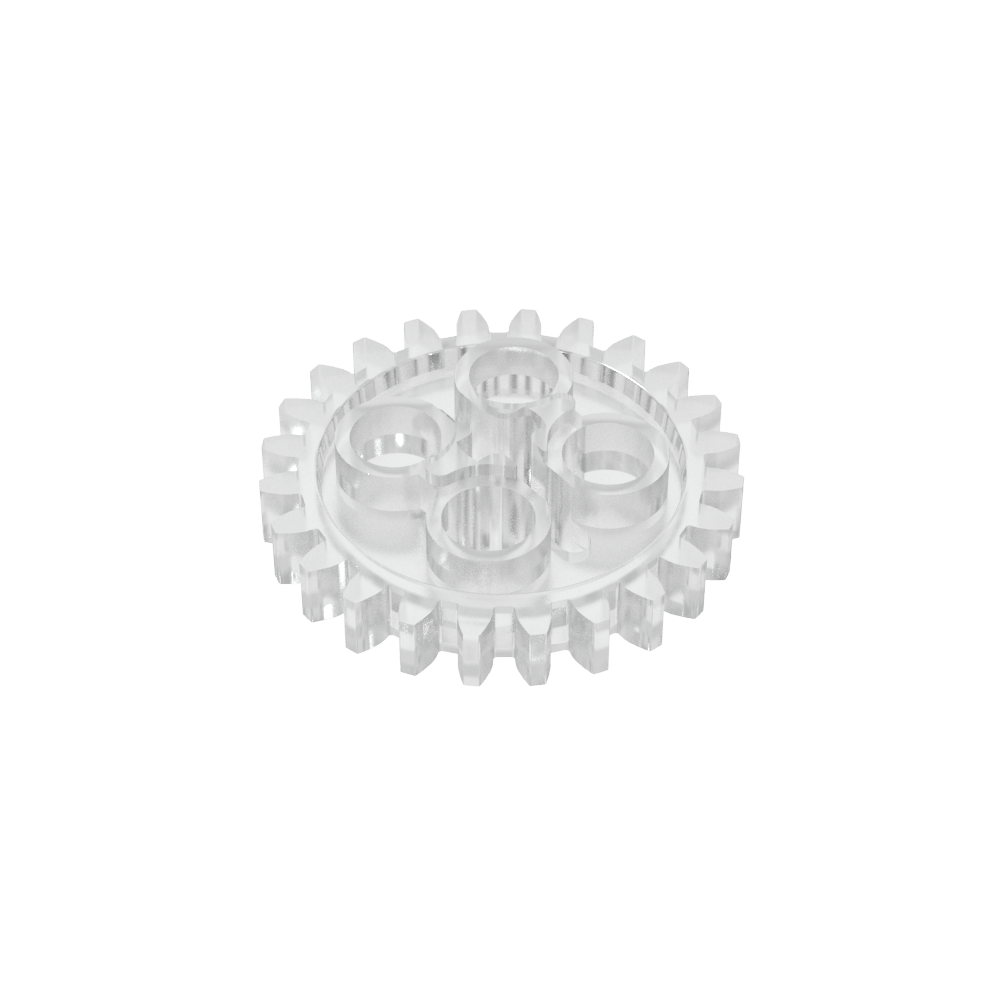 Engranaje Technic de 24 dientes [estilo antiguo - Tres orificios para ejes]-MyGobricksEs