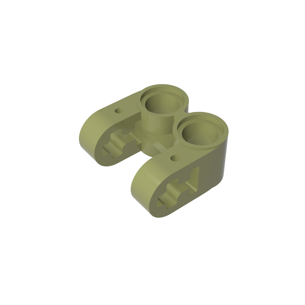 Conector de eje y pasador Technic, perpendicular, doble división-MyGobricksEs