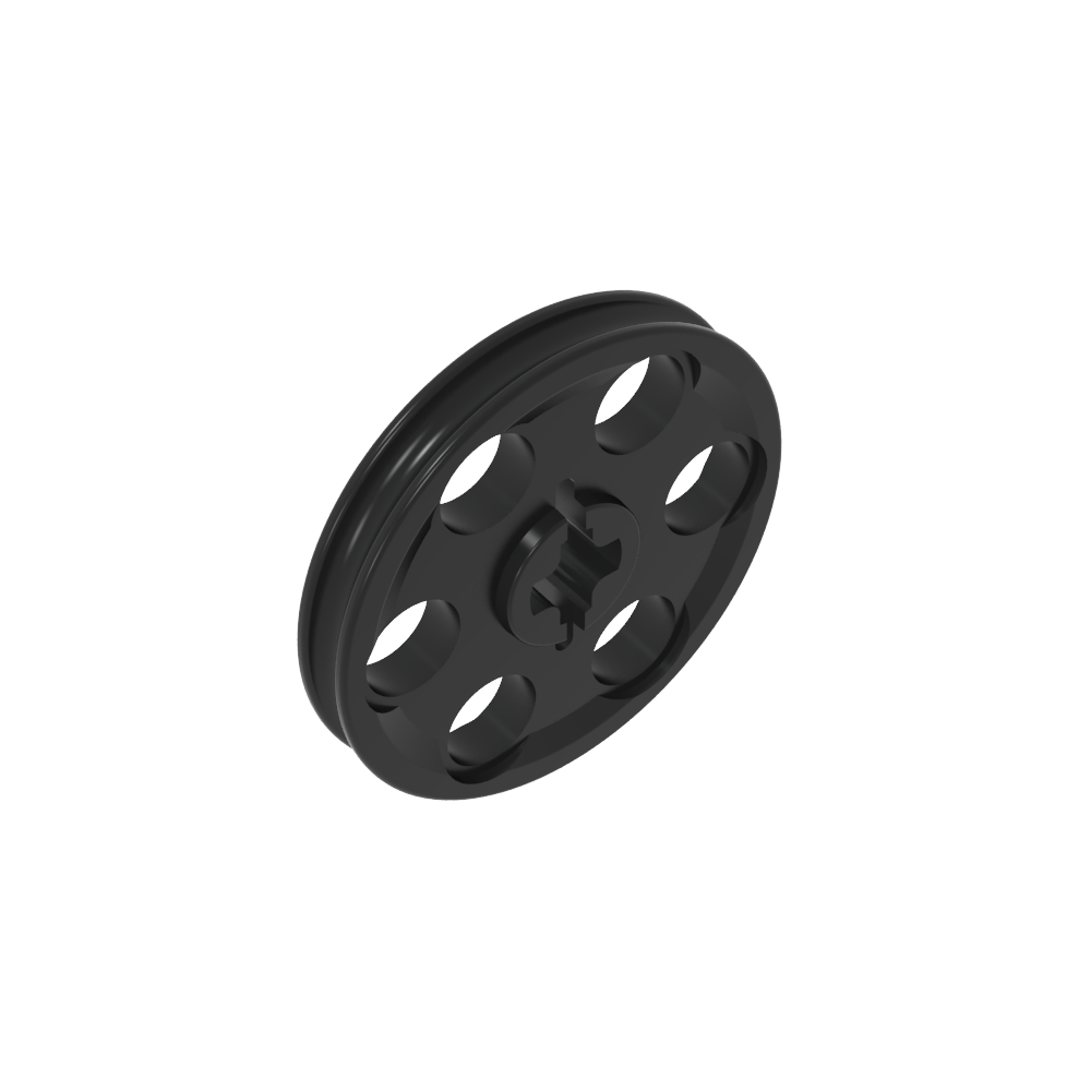 Rueda de correa de cuña Technic [también conocida como polea]-MyGobricksEs