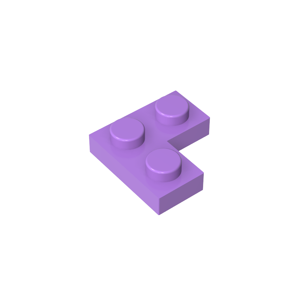 Placa 2 x 2 Esquina-MyGobricksEs