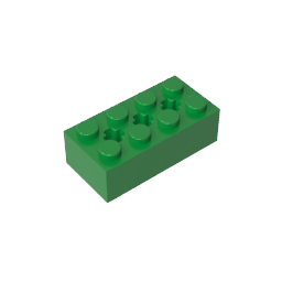 Ladrillo especial 2 x 4 con 3 agujeros para ejes-MyGobricksEs