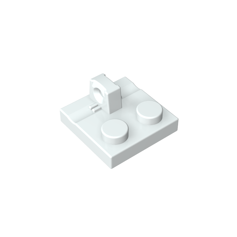 2x2 with a convex hinge plate at the top.