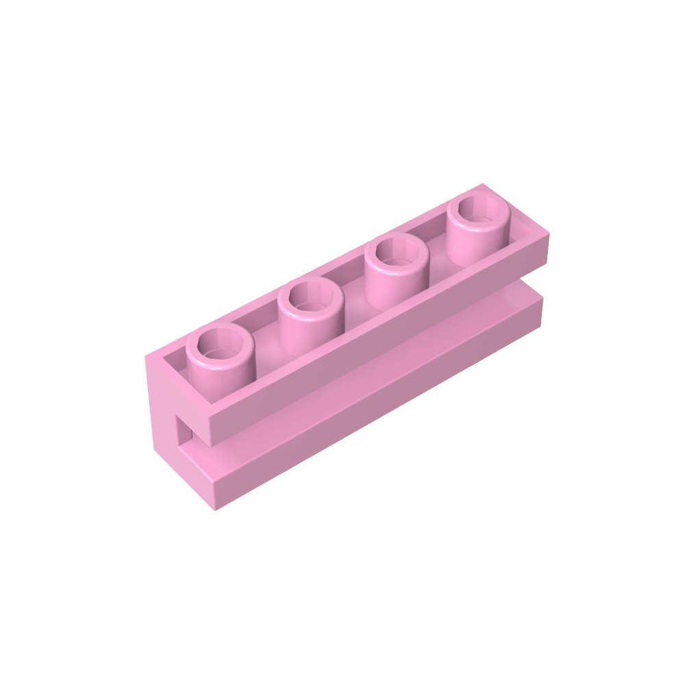 Ladrillo Especial 1 x 4 con Ranura-MyGobricksEs