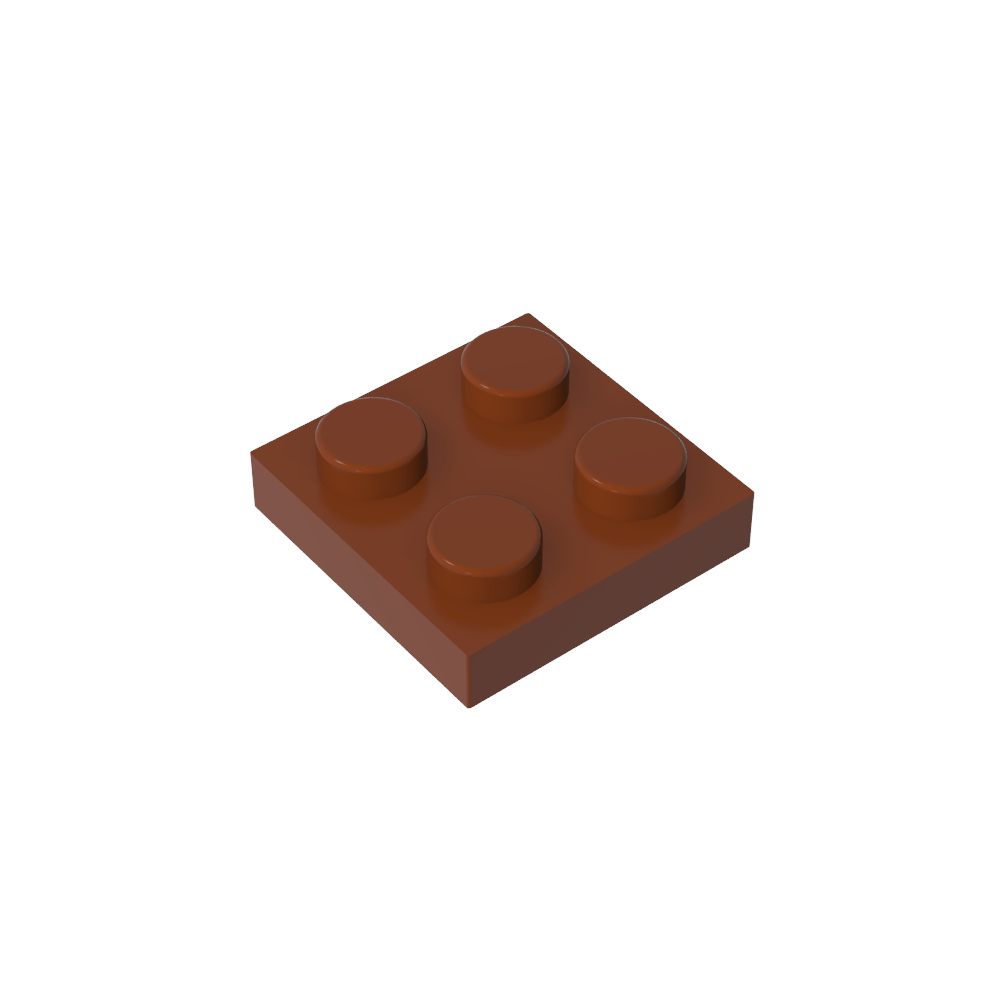 Placa 2 x 2-MyGobricksEs