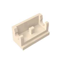 Bisagra Ladrillo 1 x 2 Base-MyGobricksEs