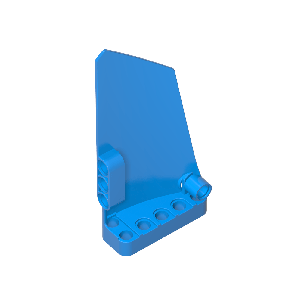 Carenado de panel técnico n.° 17 grande liso, lado A-MyGobricksEs