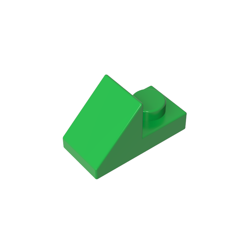 Pendiente de 45° 2 x 1 con recorte de 2/3 [Versión original]-MyGobricksEs