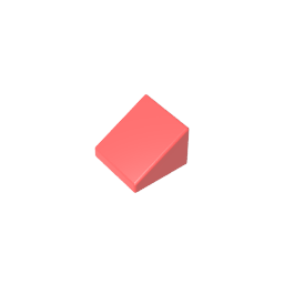 Pendiente 30° 1 x 1 x 2/3 (Pendiente de queso), Pendiente 30 1 x 1 Pendiente-MyGobricksEs
