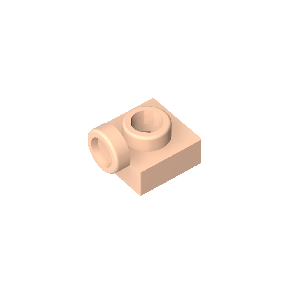 Placa especial 1 x 1 con tacos en el lateral-MyGobricksEs