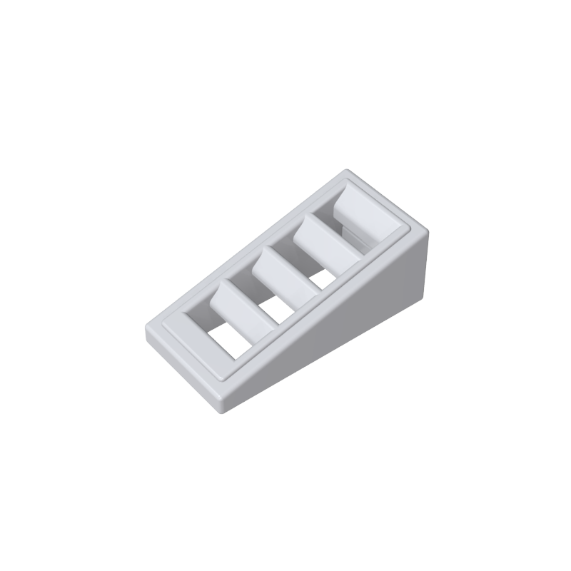 Ladrillos biselados de 2x1x2/3 a 18° con 4 rejillas