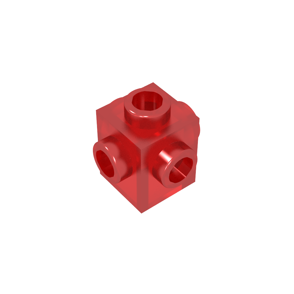 Ladrillo especial 1 x 1 pernos en los 4 lados-MyGobricksEs
