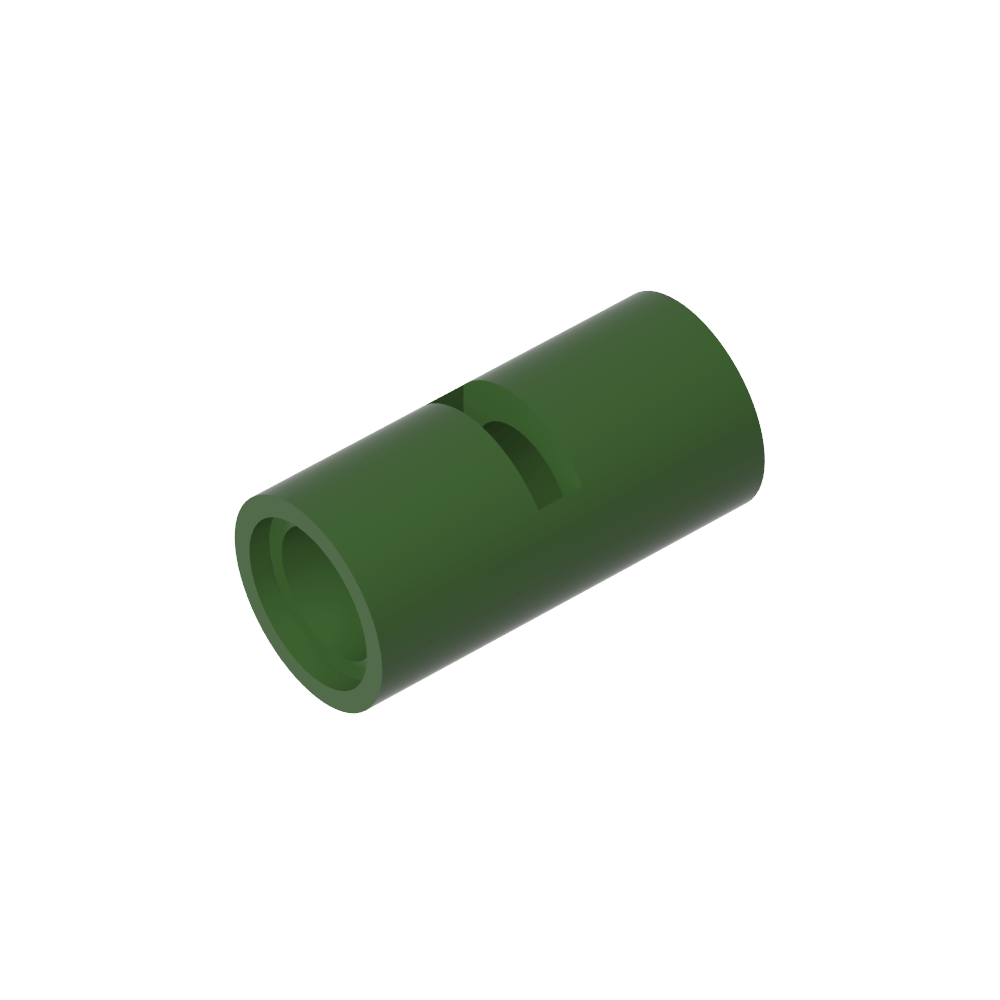Conector de clavija Technic redondo [ranurado]-MyGobricksEs