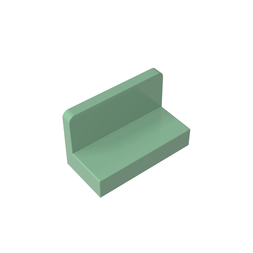 Panel 1 x 2 x 1 [Esquinas cuadradas]-MyGobricksEs