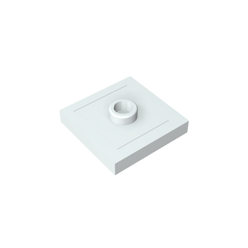 Placa especial 2 x 2 con ranura y perno central (puente)-MyGobricksEs