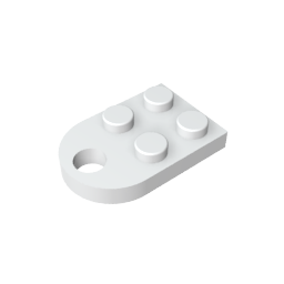 Placa Especial 3 x 2 con Agujero-MyGobricksEs