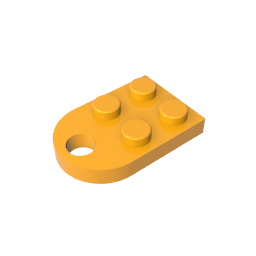 Placa Especial 3 x 2 con Agujero-MyGobricksEs