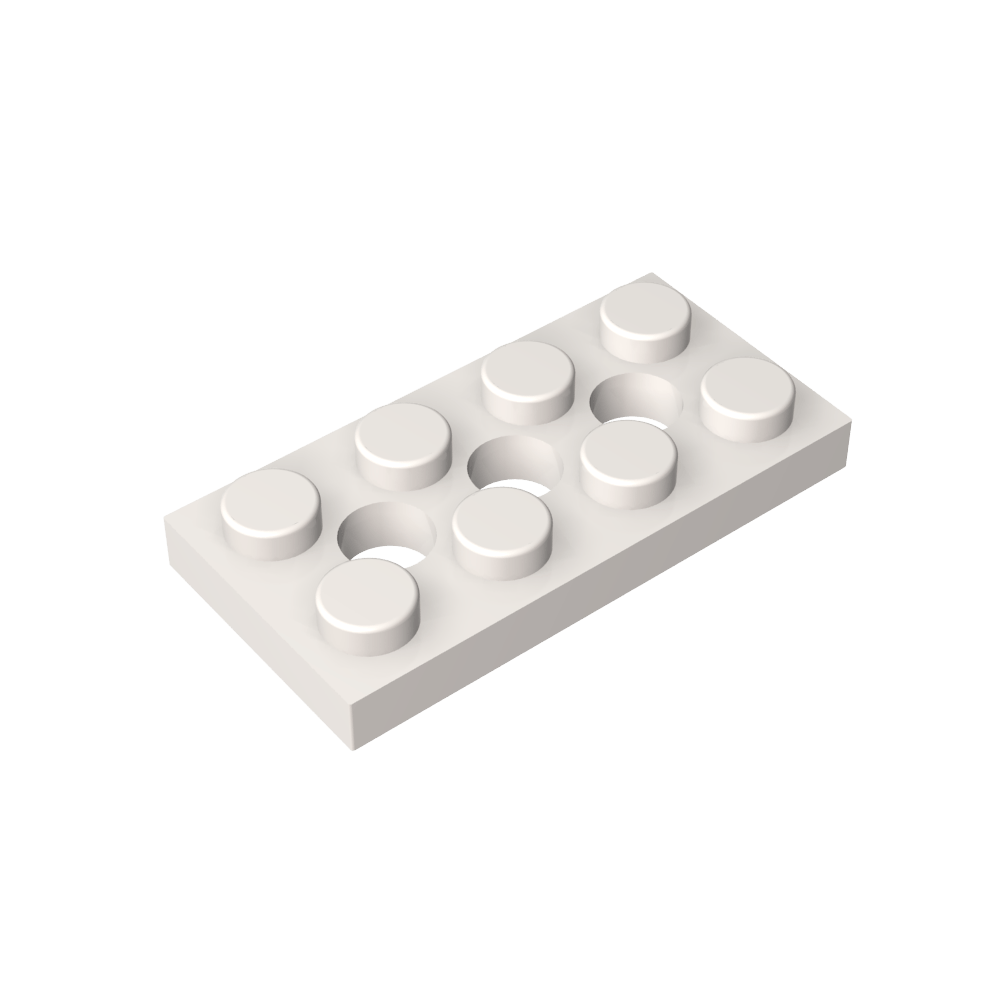 Placa técnica 2 x 4 [3 agujeros]-MyGobricksEs