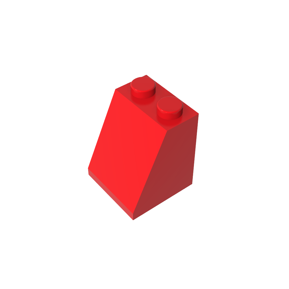 Pendiente 65° 2 x 2 x 2 con tubo inferior-MyGobricksEs