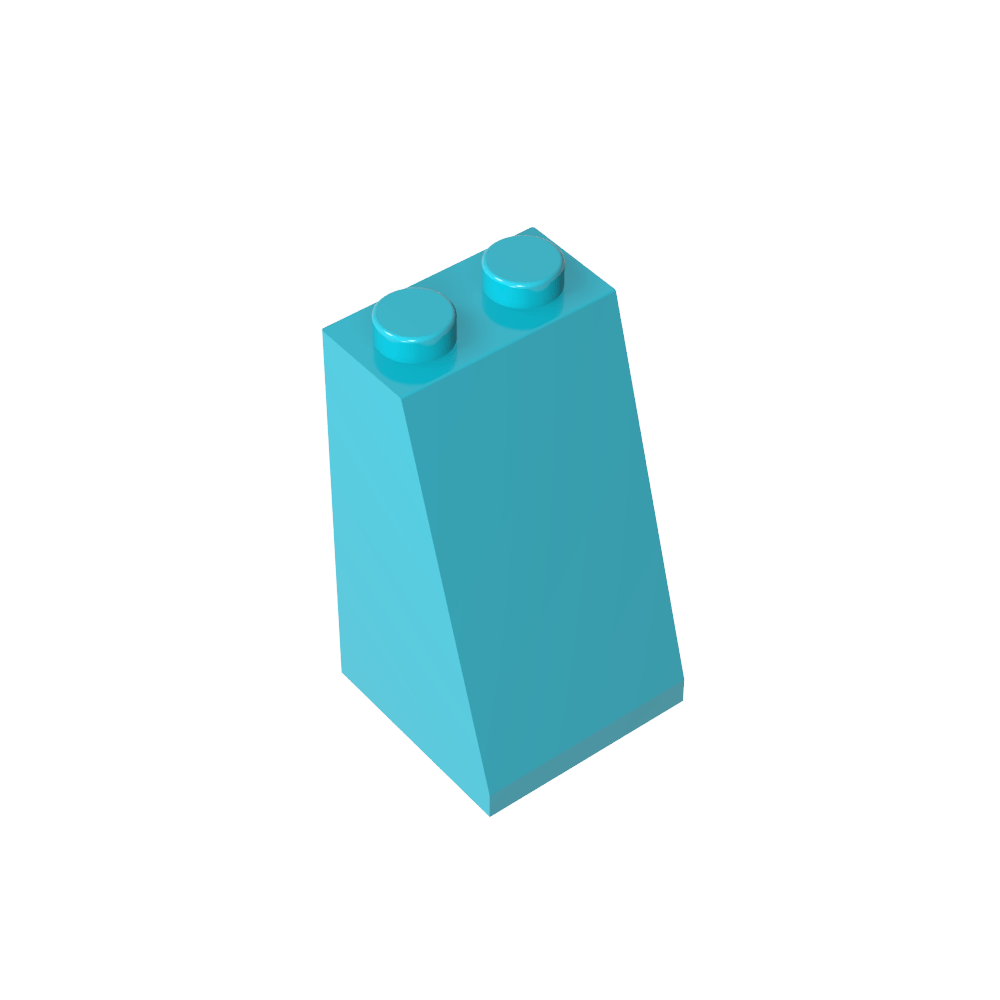 Pendiente 75° 2 x 2 x 3 [Montantes Huecos]-MyGobricksEs