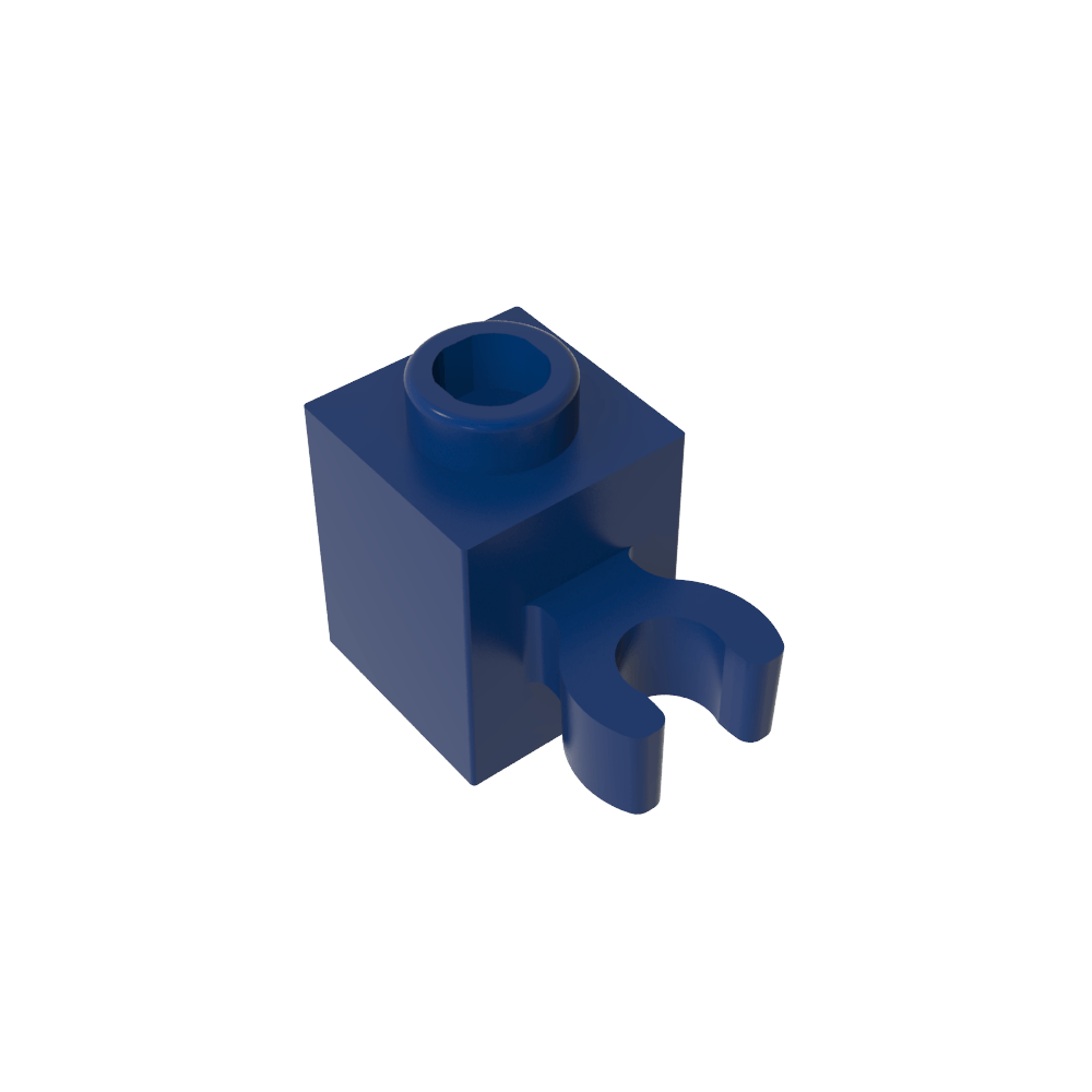 Ladrillo Especial 1 x 1 con Clip Vertical [Clip O Abierto, Perno Hueco]-MyGobricksEs