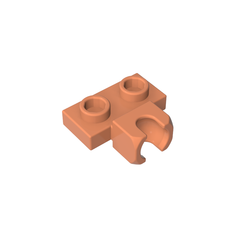 Placa especial 1 x 2 Copa lateral central de 5,9 mm-MyGobricksEs