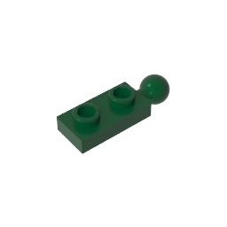 Placa especial 1 x 2 con bola de remolque final-MyGobricksEs