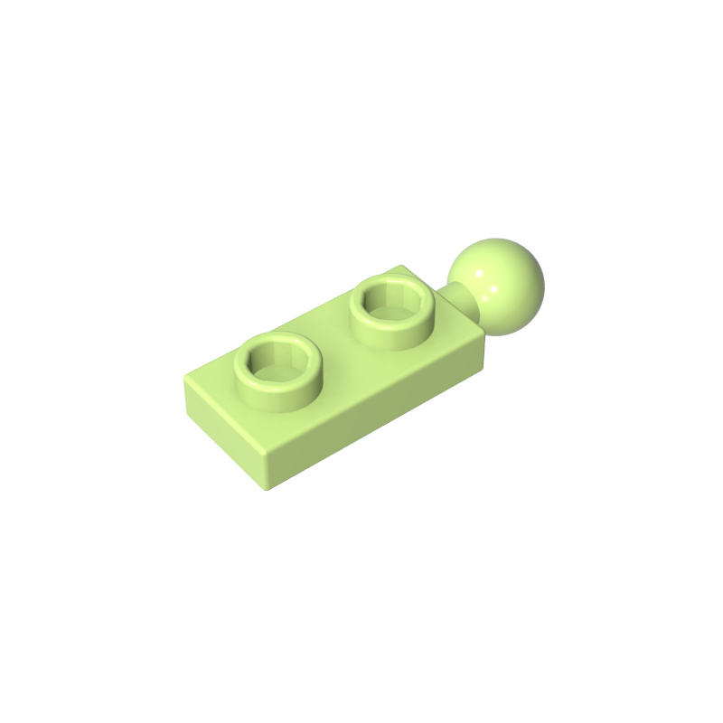 Placa especial 1 x 2 con bola de remolque final-MyGobricksEs