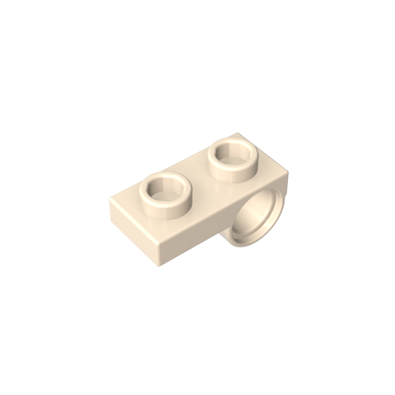 Placa especial 1 x 2 con orificio para pasador-MyGobricksEs