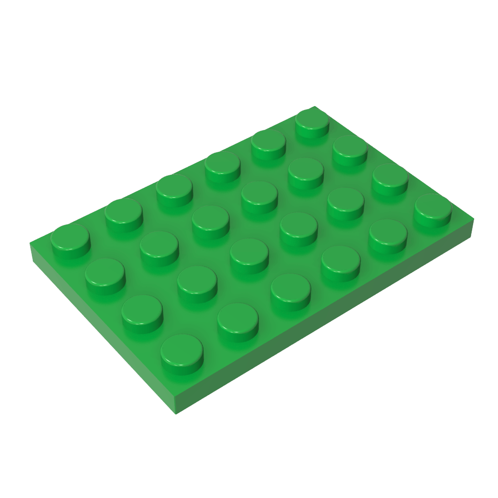 Placa 4 x 6-MyGobricksEs