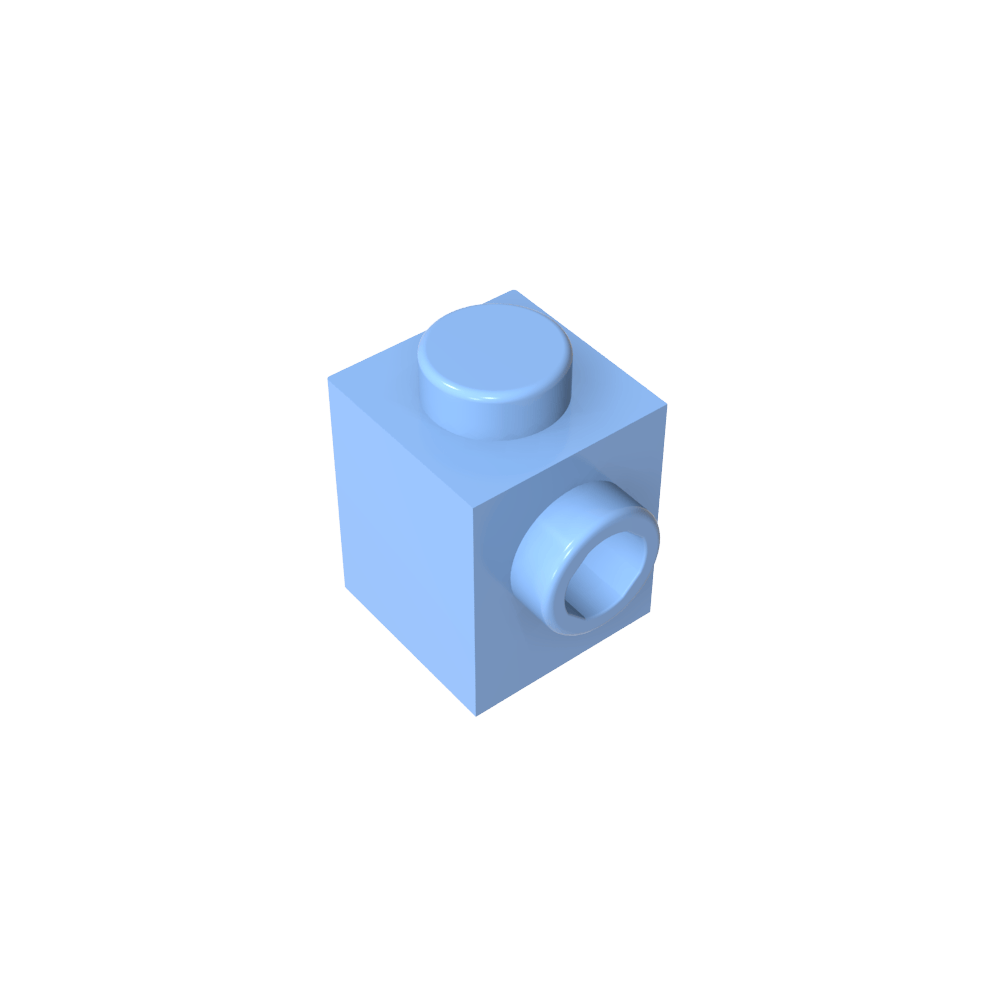 Ladrillo especial 1 x 1 con perno en 1 lado-MyGobricksEs