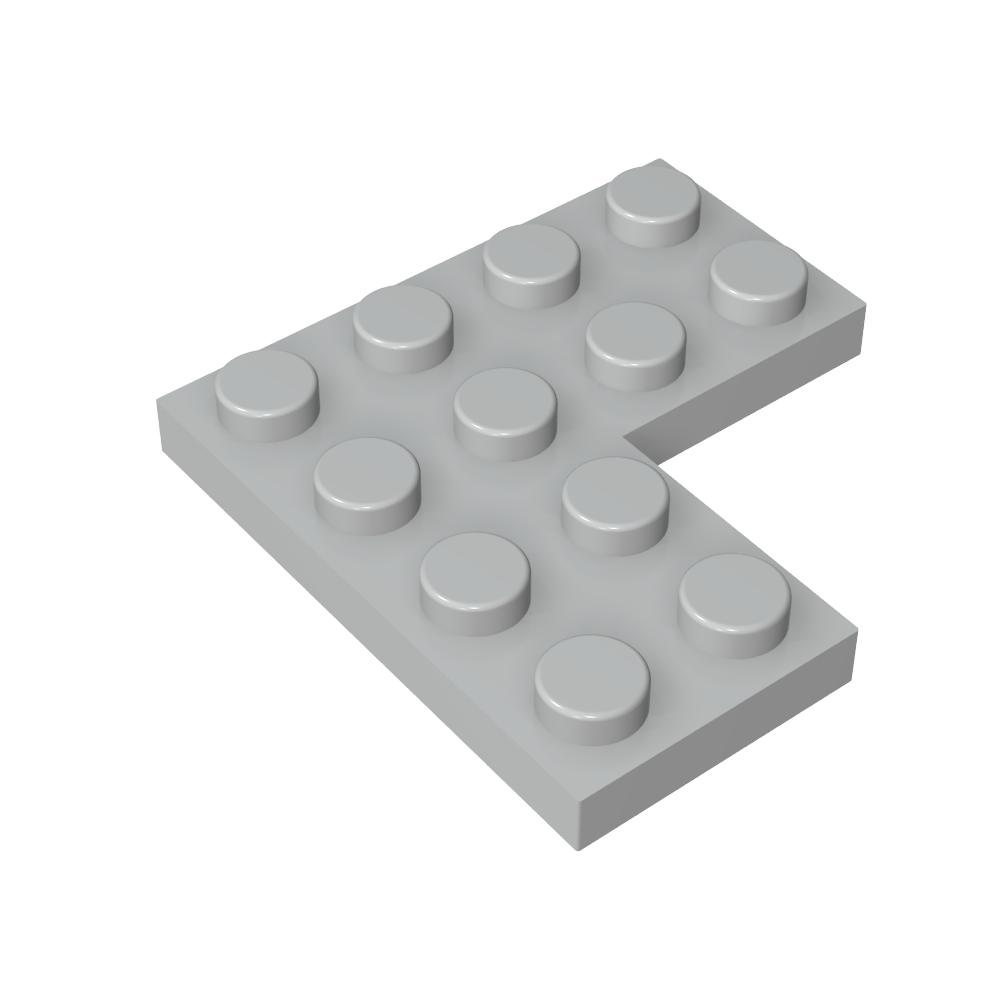 Placa 4 x 4 Esquina-MyGobricksEs