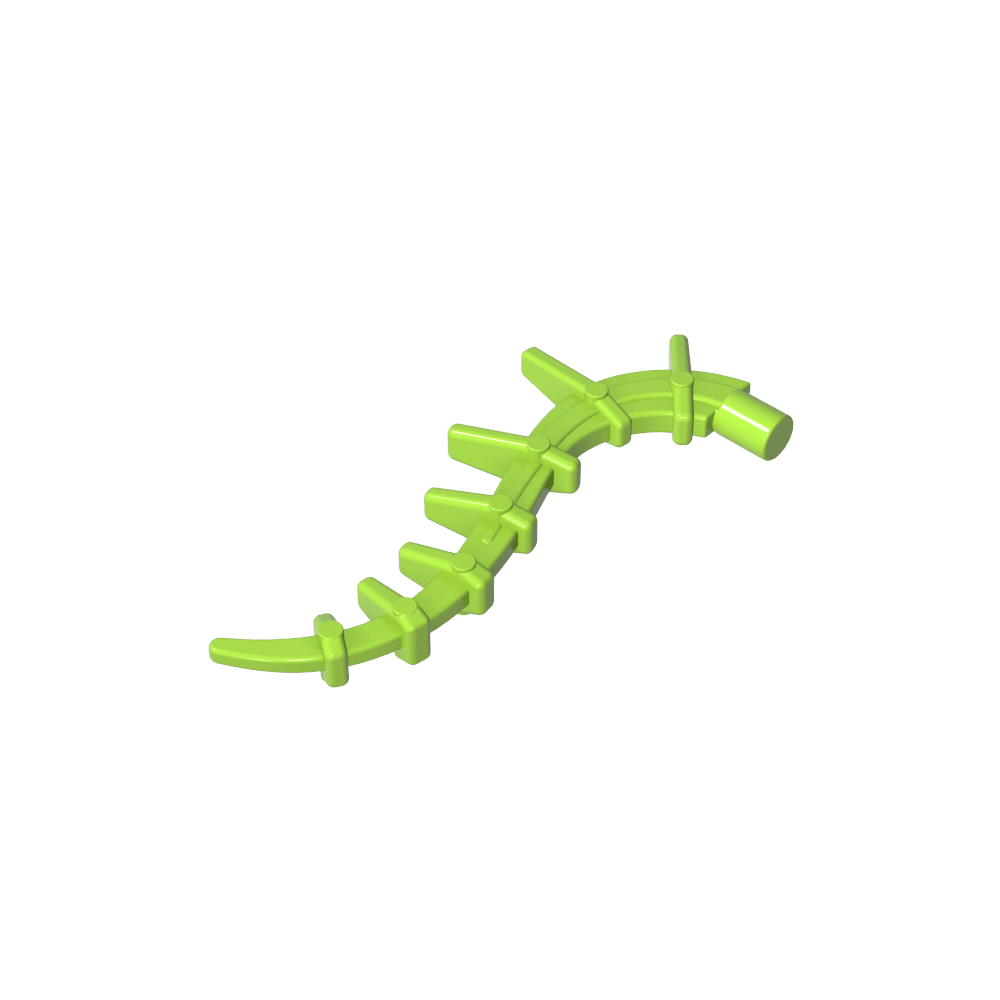 Parte del cuerpo de una planta o criatura, enredadera, cola, tentáculo o espina de Bionicle, puntiaguda-MyGobricksEs