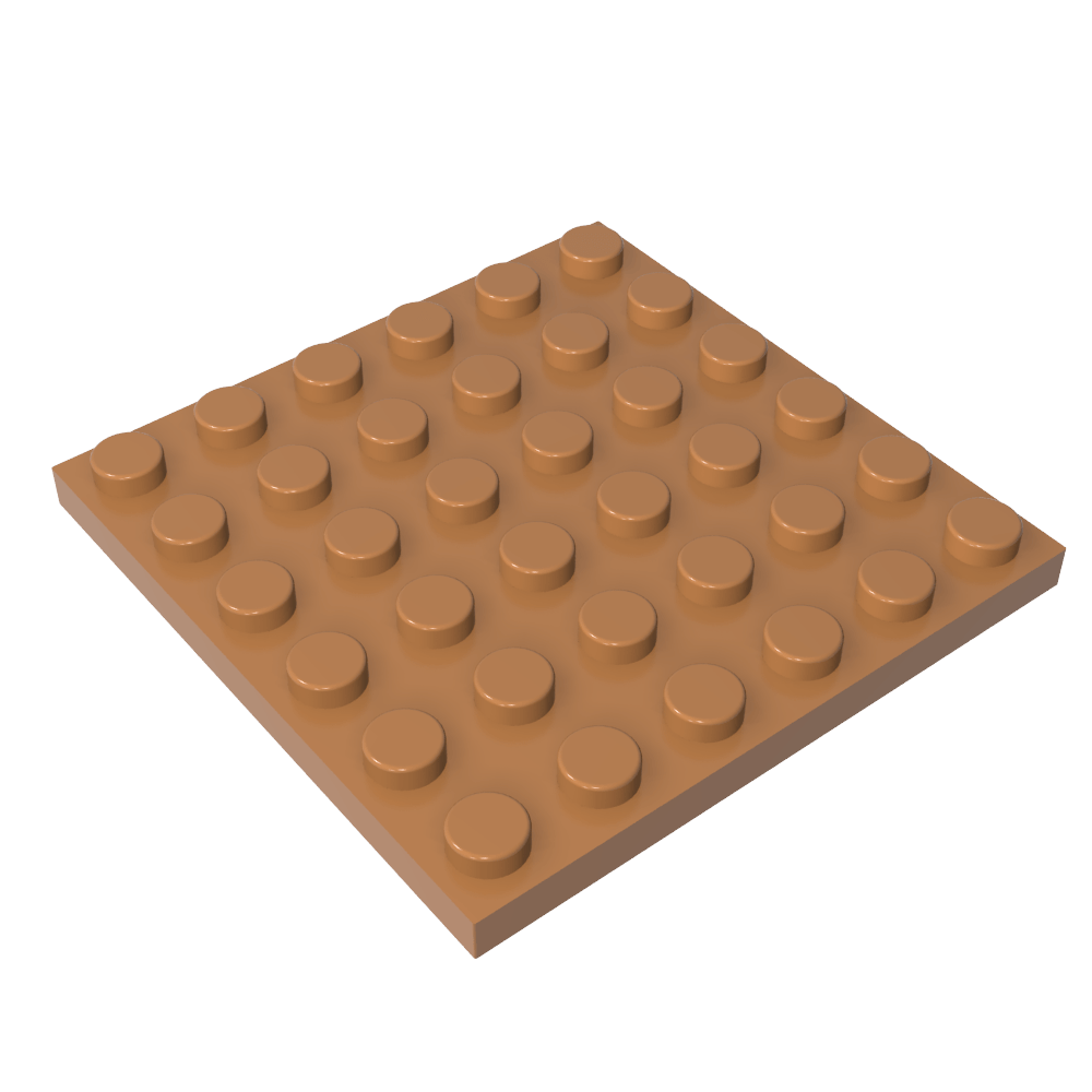 Placa 6 x 6-MyGobricksEs