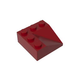 Pendiente 33° 3 x 3 Doble Cóncavo-MyGobricksEs