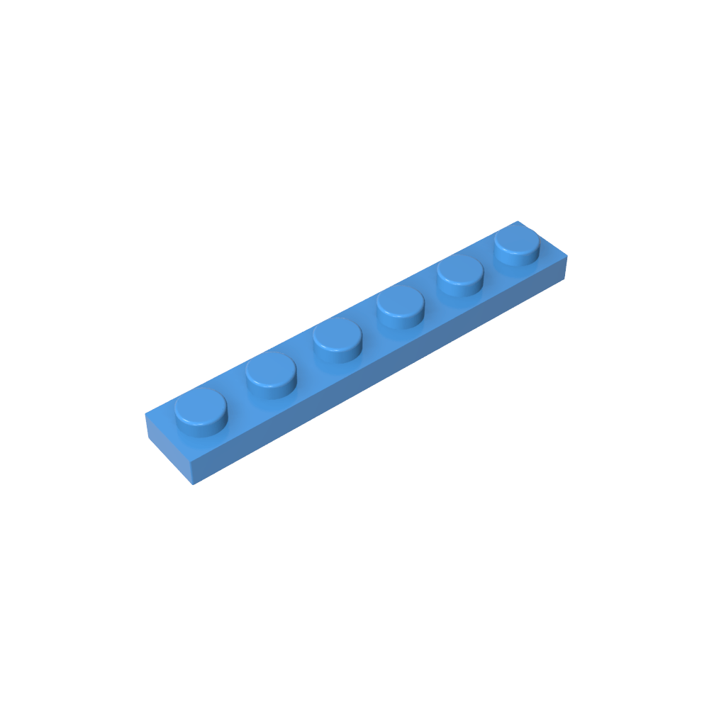 Placa 1 x 6-MyGobricksEs