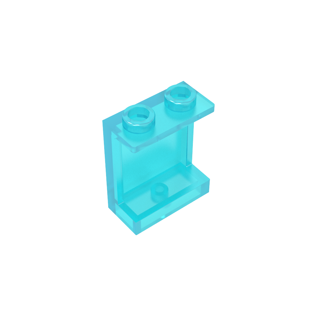 Panel 1 x 2 x 2 [Soportes laterales / Montantes huecos]-MyGobricksEs