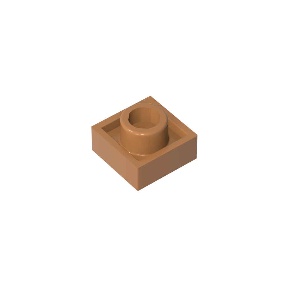 1 x 1 tablero de doble cara-MyGobricksEs