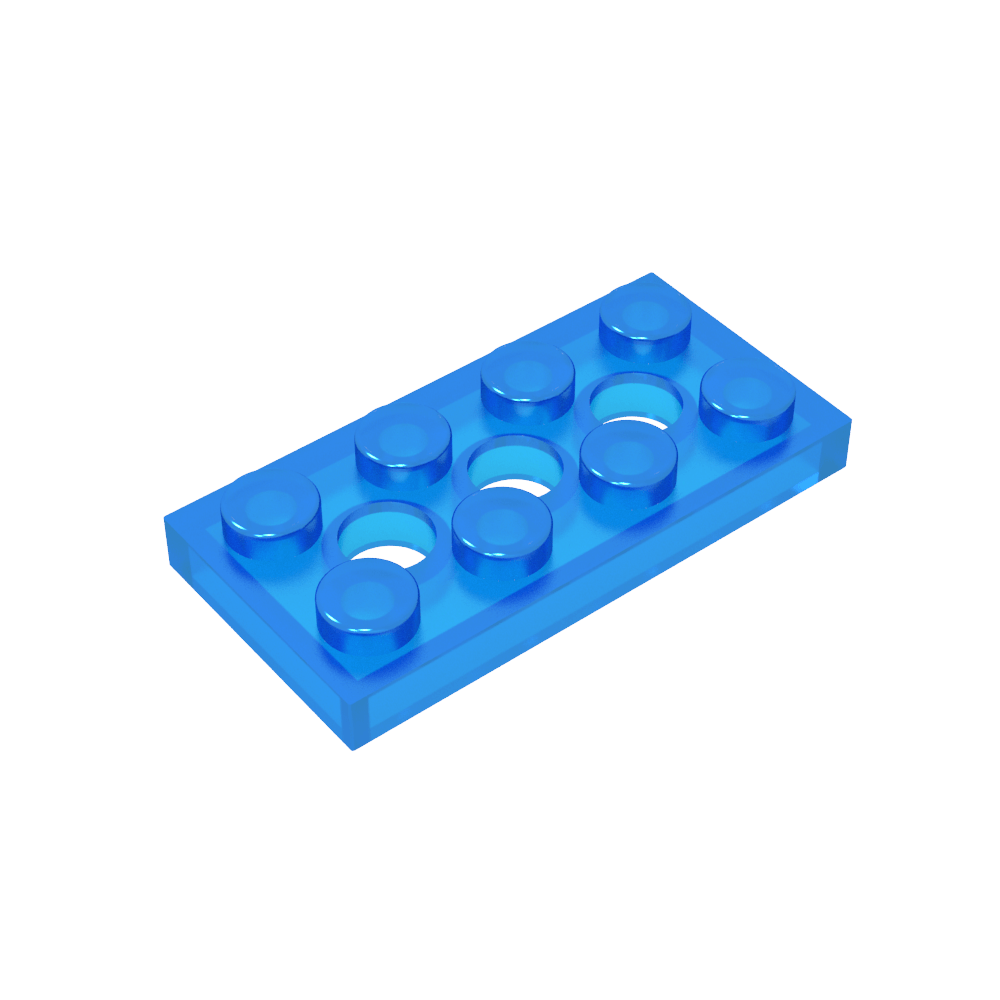 Placa técnica 2 x 4 [3 agujeros]-MyGobricksEs