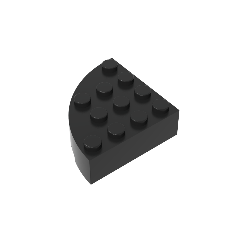 Ladrillo de esquina redonda de 4 x 4, ladrillo completo-MyGobricksEs