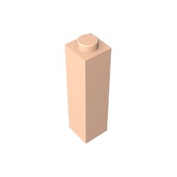 Ladrillo 1 x 1 x 3-MyGobricksEs