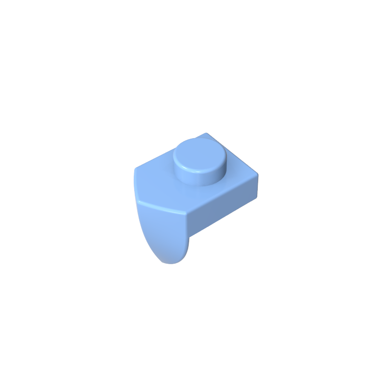Placa Especial 1 x 1 con Diente Vertical-MyGobricksEs