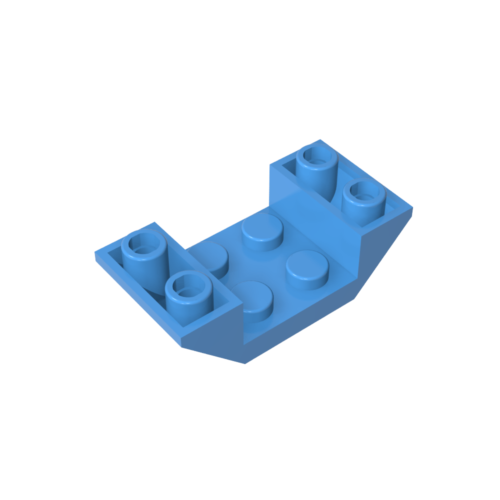 Pendiente Invertida 45° 4 x 2 Doble-MyGobricksEs