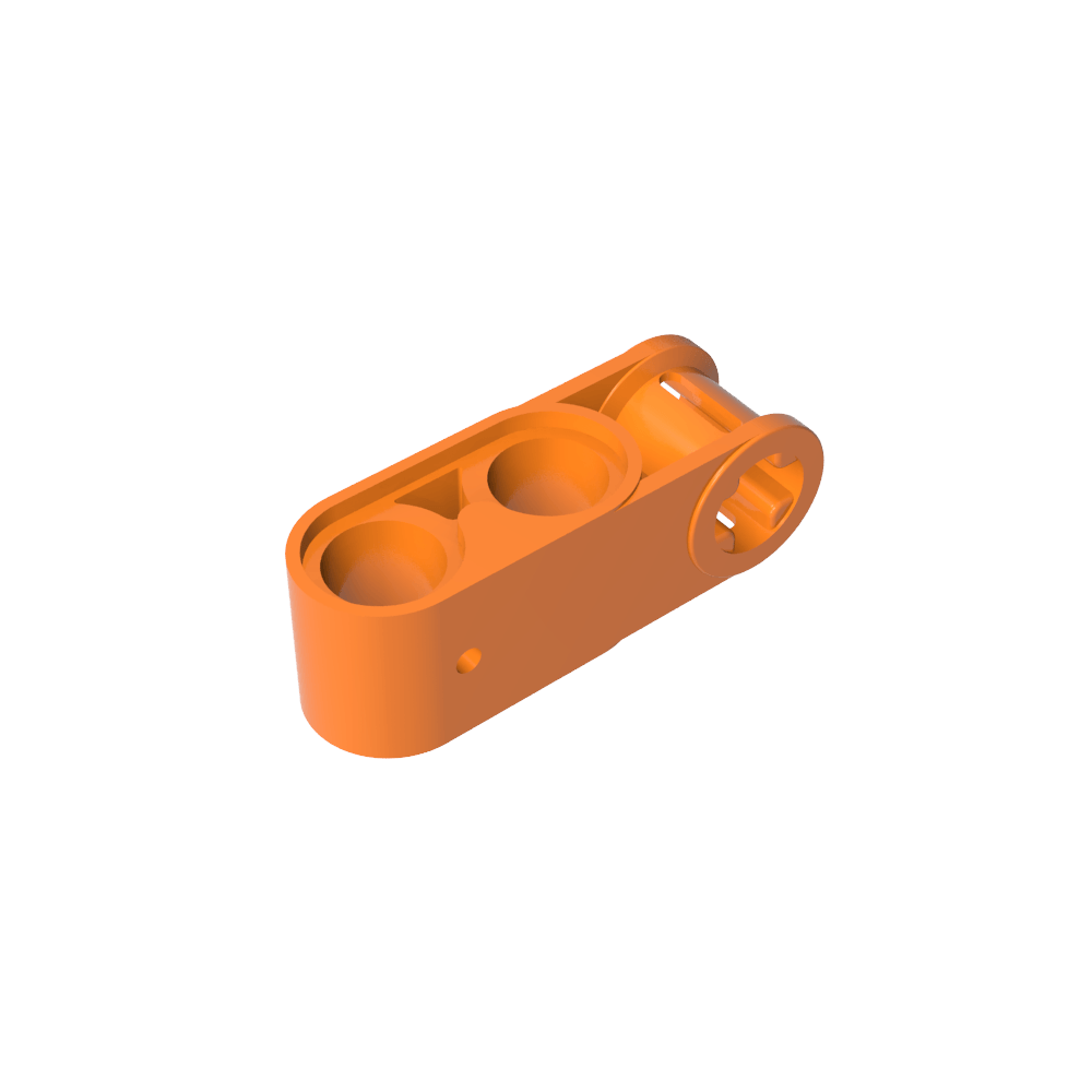 Conector de eje y pasador Technic perpendicular 3L con 2 orificios para pasadores-MyGobricksEs